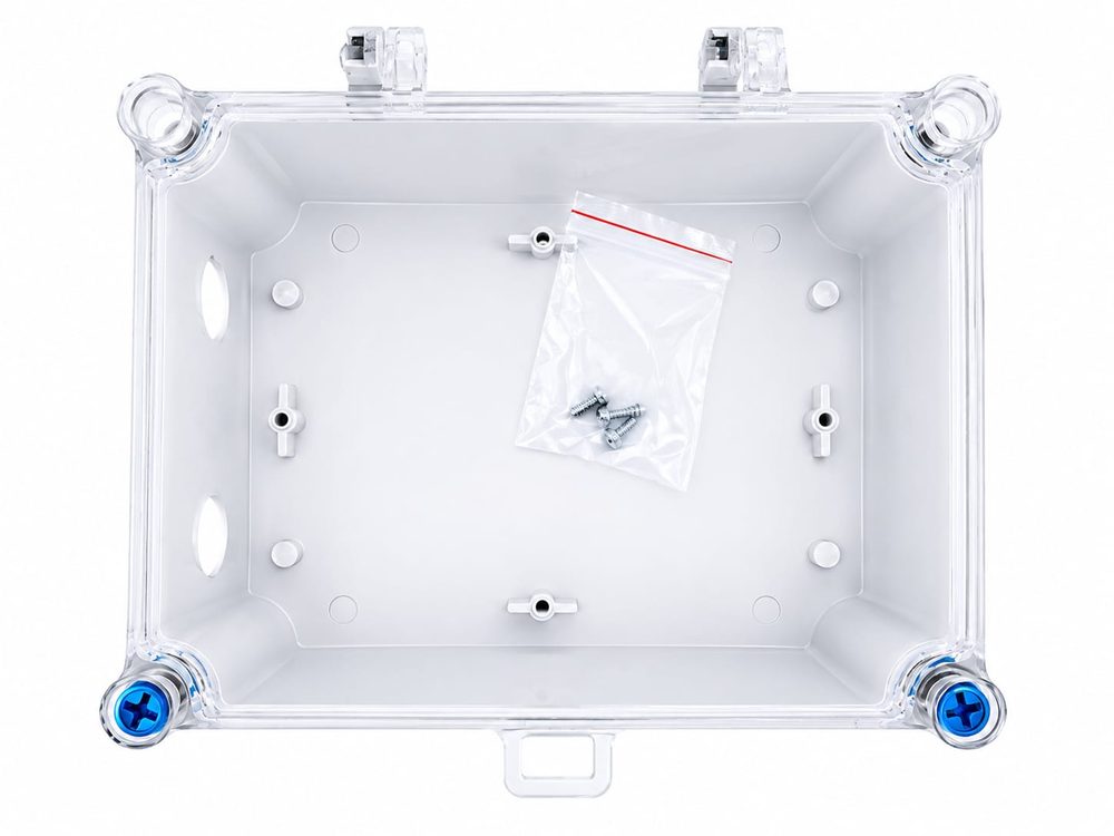 IP67 Hinge Junction Box - Transparent view 3